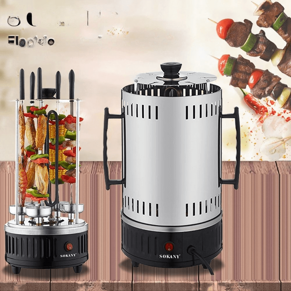 1000W Electric Skewer Quartz Heating Tube with 6 Skewers 1000W Electric Skewer Quartz Heating Tube with 6 Skewers