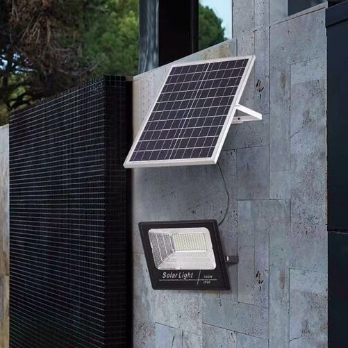 100W Solar Flood Light
