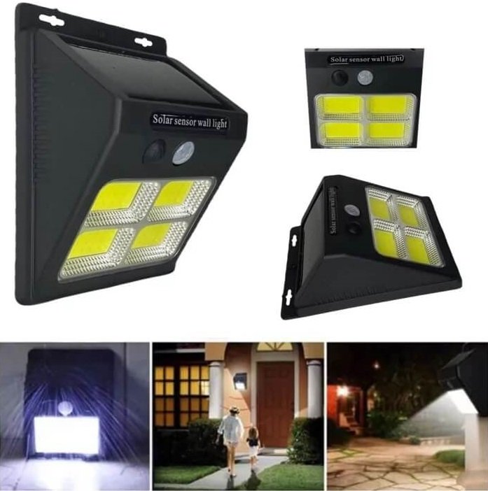 112LED Motion Sensor Solar Wall Lamp