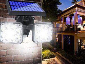 120 SMD LED Outdoor Double Head Solar Sensor Light