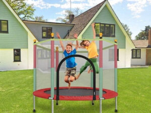 1.4m Kids Trampoline with Safety Net