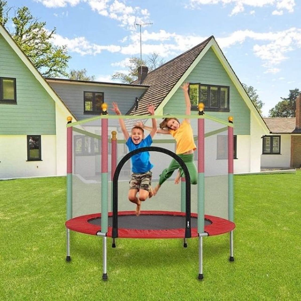 1.4m Kids Trampoline with Safety Net 1.4m Kids Trampoline with Safety Net