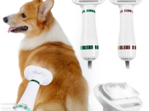 2-in-1 Portable Dog Dryer And Comb Brush