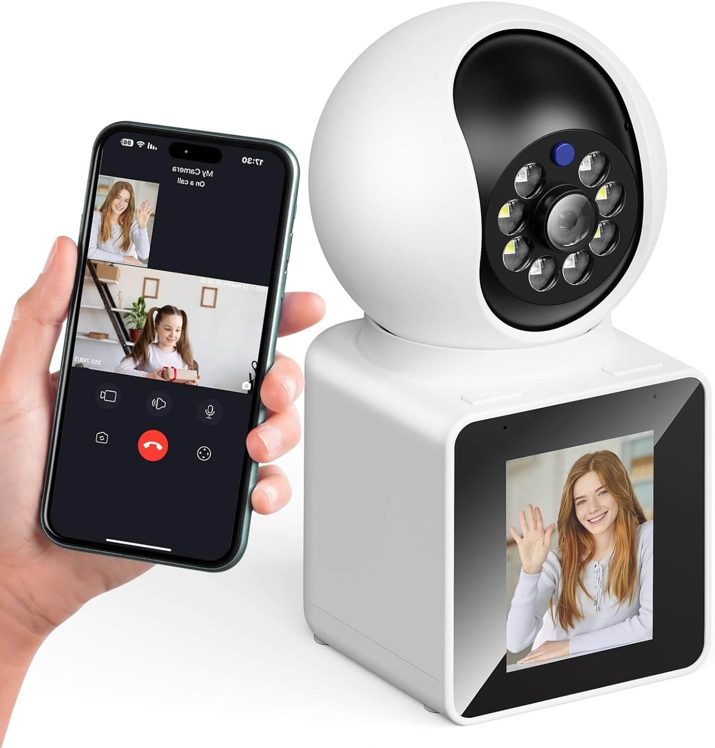 2 Way Wireless One Click Video Call Nanny Cam