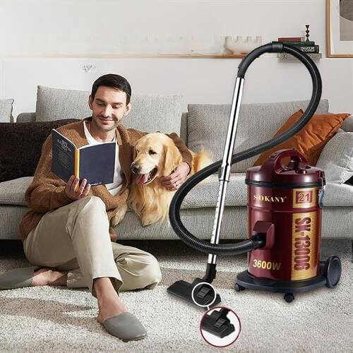 21 Liter Electric Canister Drum Dry Vacuum Cleaner