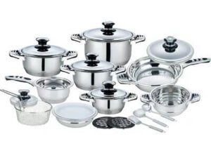 21 Piece High Quality Stainless Steel Cookware Set