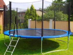 2.44m Outdoor Trampoline With Enclosure Safety Net