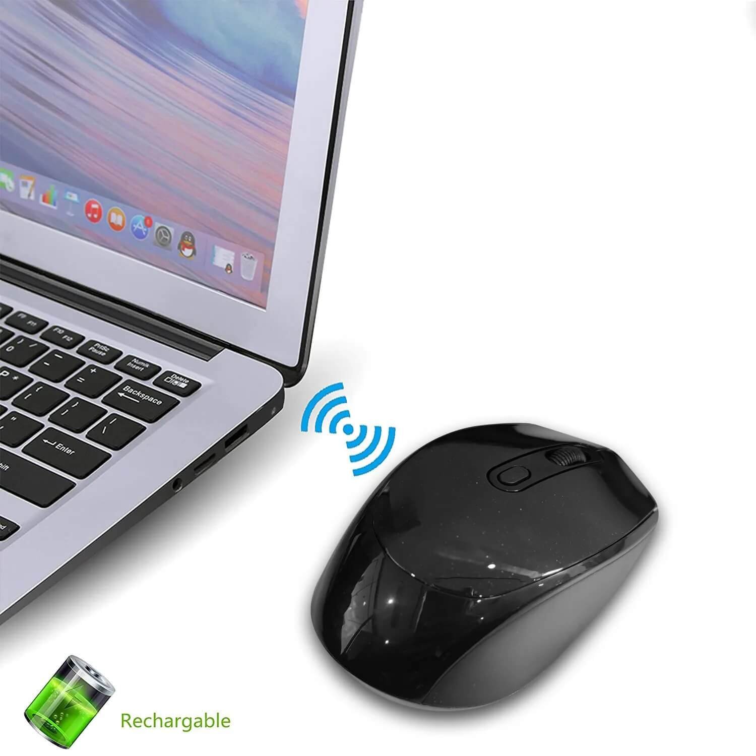2.4G Wireless Computer Mouse with Nano Receiver
