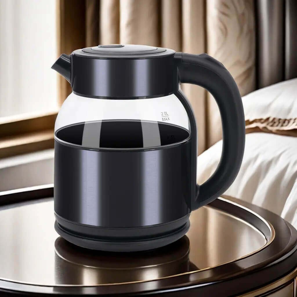 2L Electric Glass Kettle with Automatic Power Off