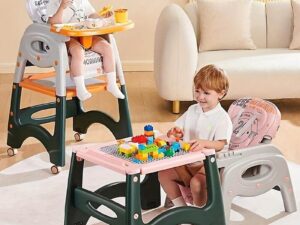 3 In 1 Kids Plastic Toddler Booster Dining Chair