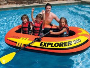 3 Person Inflatable Boat Set