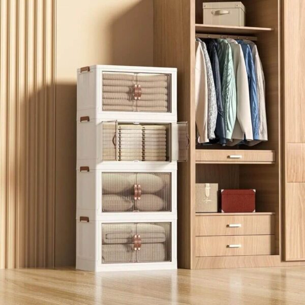 4 Layer Stackable Storage Box Organisers