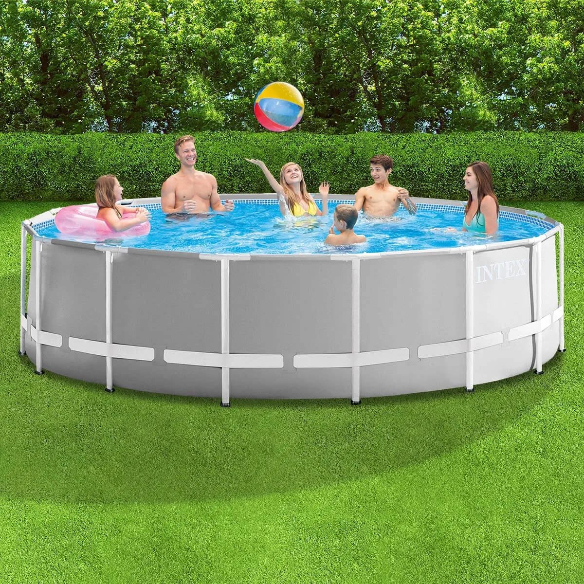 4.7m Round Prism Frame Pool