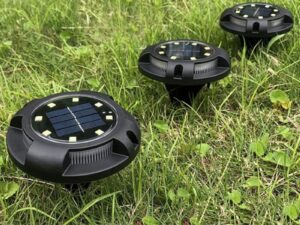 4PCS Outdoor Solar Light RGB Light