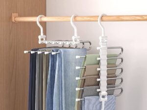 5 Layered Multi Functional Pants Hanger