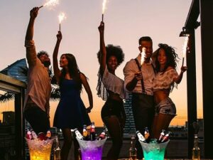 5L Ice Bucket Wireless Bluetooth Multicolor LED Rechargeable Party Speaker