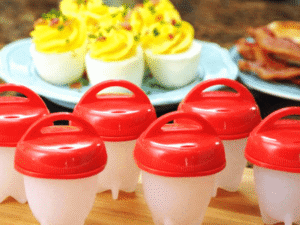 6 pcs Silicone Egg Boil Pods