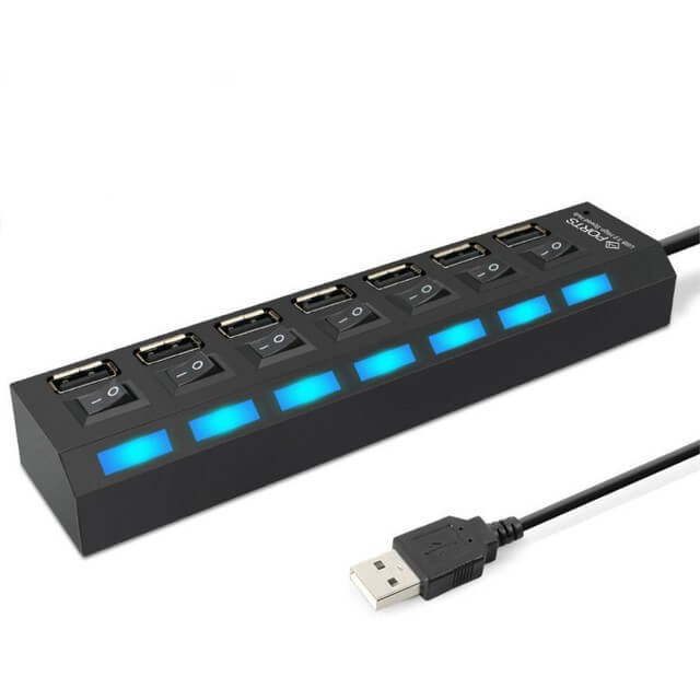 7 Ports HUB High Speed USB 2.0 Hub