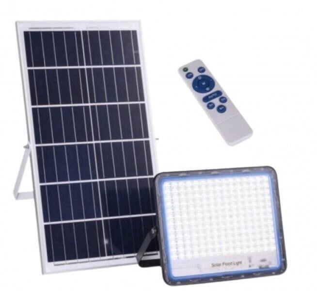 800W Solar Powered LED Flood Light With Panel and Remote