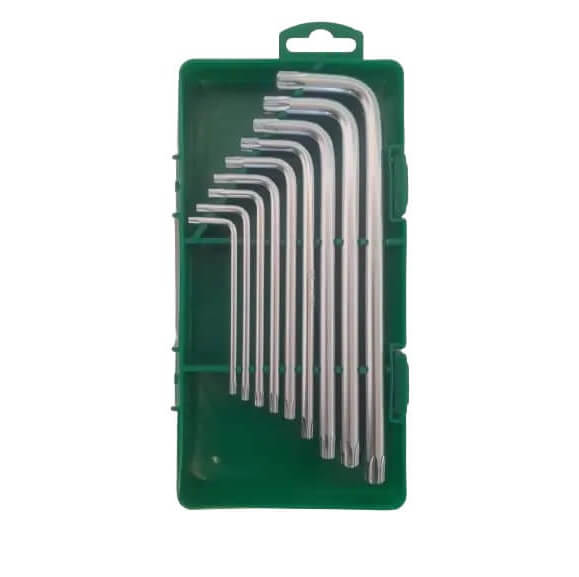 9 Piece Flower Shaped Medium Long Hex Key Set