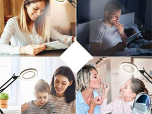 Adjustable Folding Led Desk Lamp Magnifier