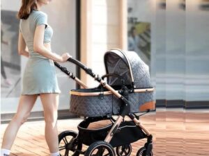 Adjustable High View Baby Stroller Carriage