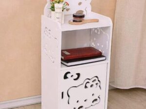 Assemble Wooden Side Table Small Cabinet For Kids