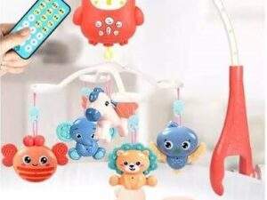 Baby Mobile With Remote Control Bed Bell and Rattle