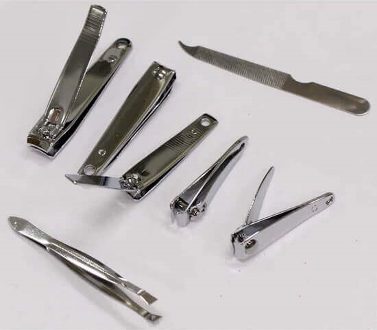 Beauty Set of 5 Nail Cutters with Nail File