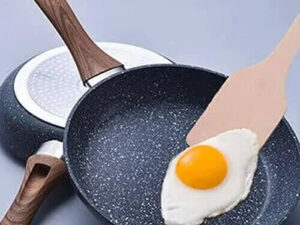 Black Aluminum Non-Stick Frying Pan - 20 cm