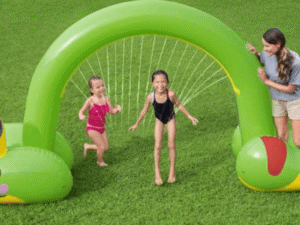 Caterpillar Inflatable Kids Sprinkler Arch
