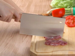Chinese Cleaver Knife with Wooden Handle