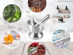 Classic Stainless Steel Mortar And Pestle