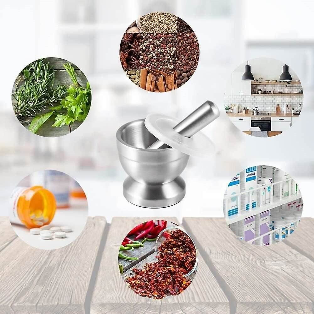 Classic Stainless Steel Mortar And Pestle