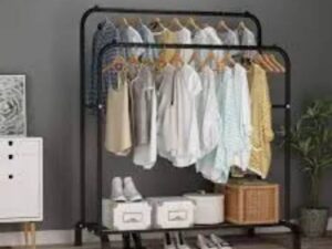 Clothes Hangers with Single Shelf