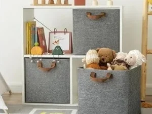 Collapsible Fabric Storage Basket