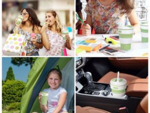 Collapsible Travel Silicone Folding Cup 350ml