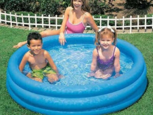 Crystal Blue Inflatable Kids Pool
