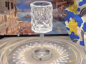Crystal Rose Table Lamp