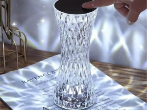 Crystal Three Modes USB Rechargeable Touch Lamp