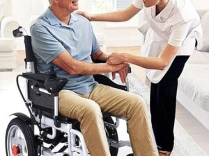 Foldable Mobile Electric Wheelchair
