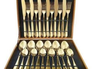 Gold Cutlery Set 24 piece