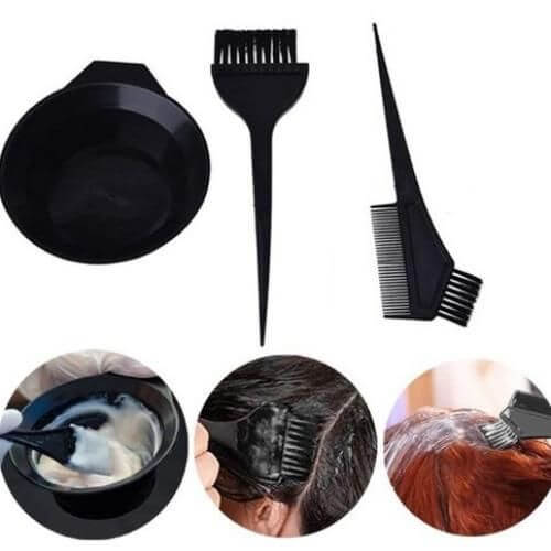 Hair Dye Color Brush and Bowl Set