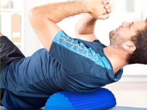 Half Round Yoga Massage Foam Roller