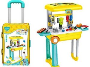 Happy Craftsman 2 In 1 Engineering Tools Suitcase Play Set