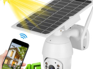HD Intelligent Solar Powered PTZ Security Camera 4G
