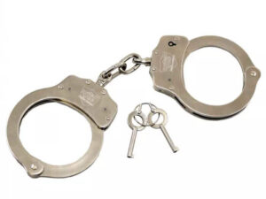 Heavy Duty Police Handcuffs with 2 Keys