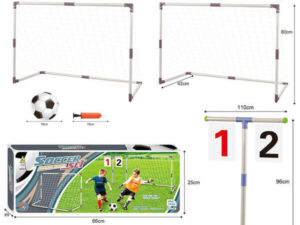 Kids Football Set with two Goal Posts and Scoreboard
