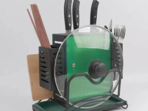 Knife Storage with Cutting Board Holder