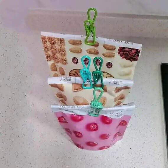 Laminated Steel 12pcs Bag Clips Laminated Steel 12pcs Bag Clips